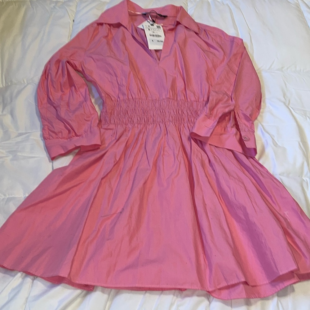 Zara Long-Sleeve Dress